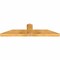 Ekena Millwork Portland Rough Sawn Timber Gable Bracket, Western Red Cedar, 60"W x 15"H x 4"D x 6"F, 6/12 Pitch GBW060X15X0406POR00RWR - alternate 3